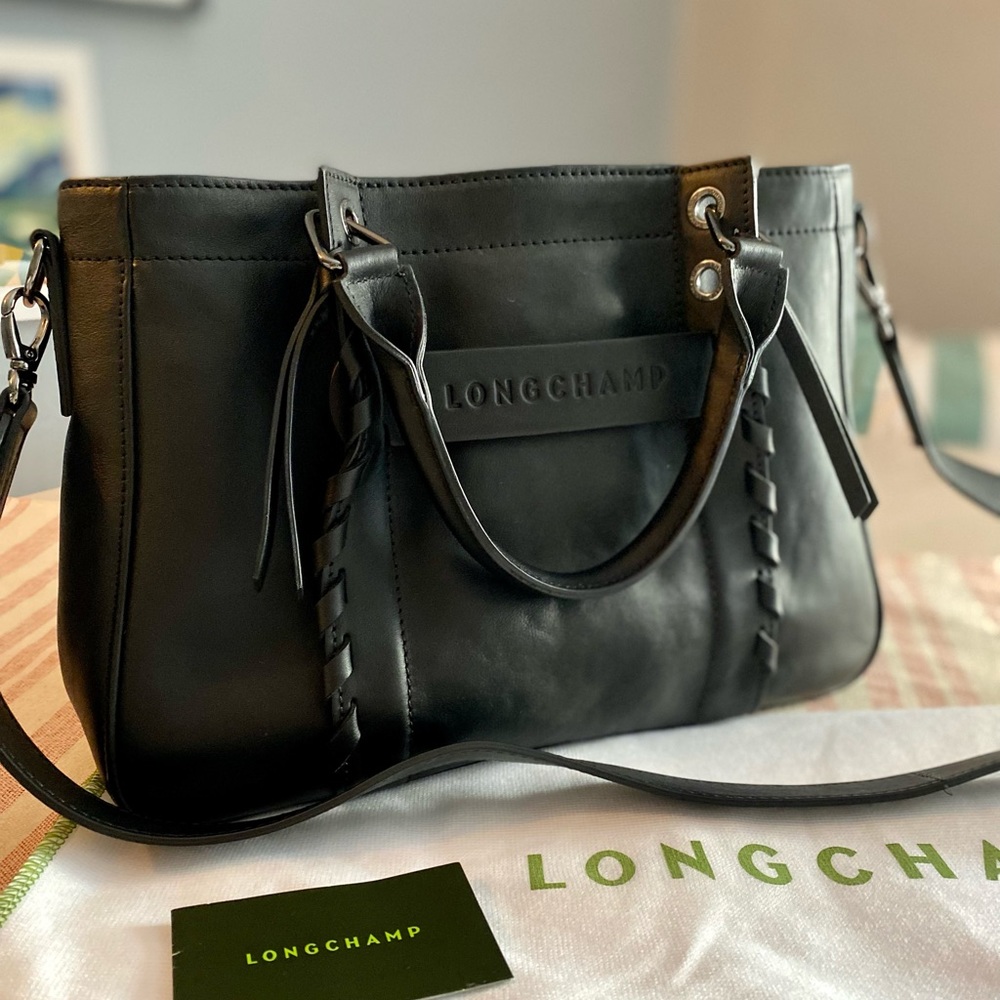 Longchamp 3D Top Handle Bag in Black - MINT
